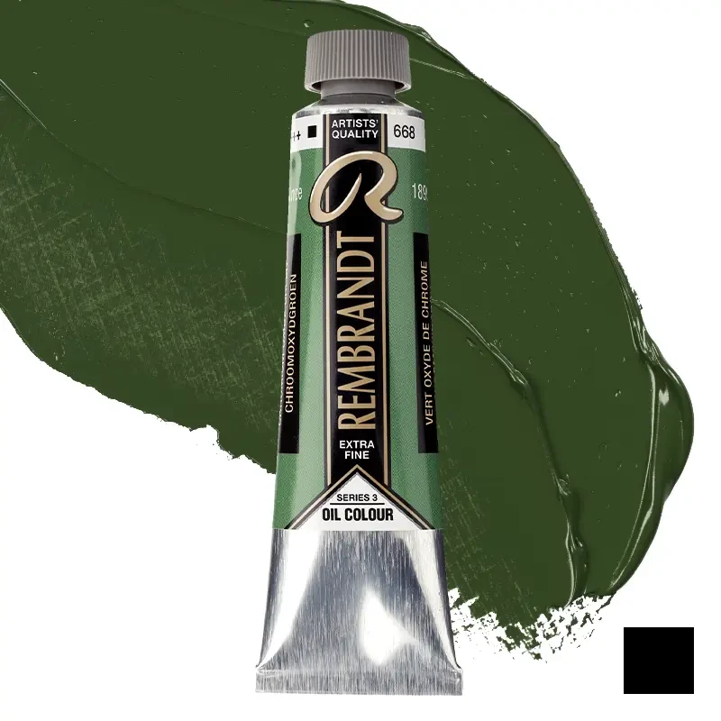Farba olejna Rembrandt 40 ml - 668 S3 Chromium oxide green 01