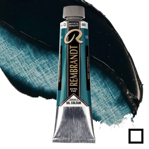 Farba olejna Rembrandt 40 ml - 683 S3 Ultramarine green