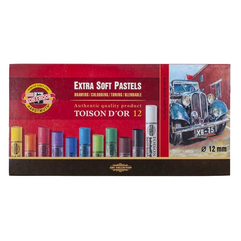 Pastele suche Extra Soft  Koh-i-noor - 12 szt  02