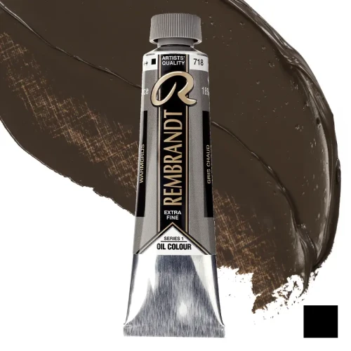 Farba olejna Rembrandt 40 ml - 718 S1 Warm grey