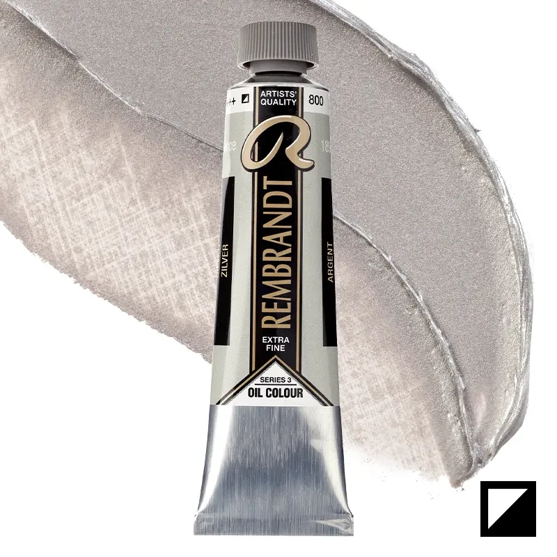 Farba olejna Rembrandt 40 ml - 800 S3 Silver 01