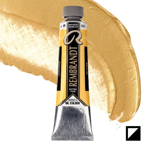 Farba olejna Rembrandt 40 ml - 802 S3 Light gold