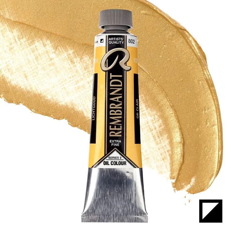 Farba olejna Rembrandt 40 ml - 802 S3 Light gold 01