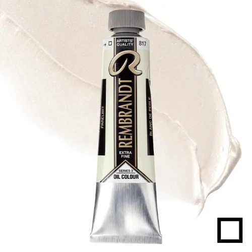 Farba olejna Rembrandt 40 ml - 817 S3 Pearl white