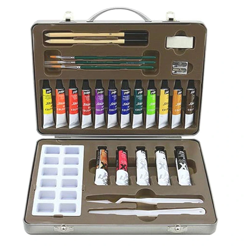 Zestaw farb olejnych Studio XL Oil Pebeo 12x12ml metalowa walizka 03