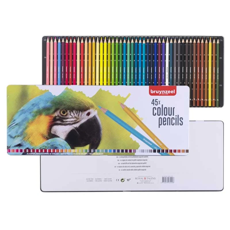 Zestaw kredek Bruynzeel Papuga - 45 szt. 05