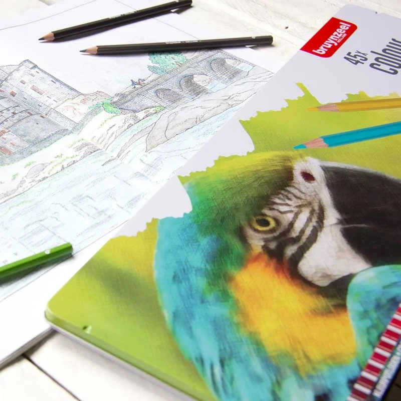 Zestaw kredek Bruynzeel Papuga - 45 szt. 04