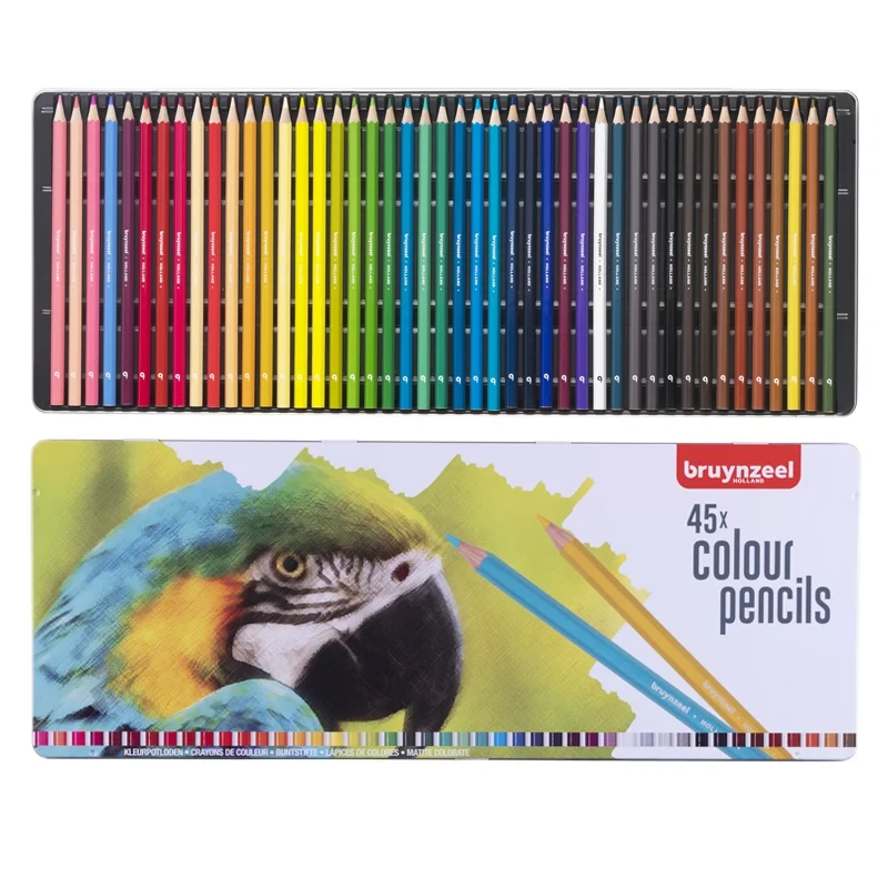 Zestaw kredek Bruynzeel Papuga - 45 szt. 01