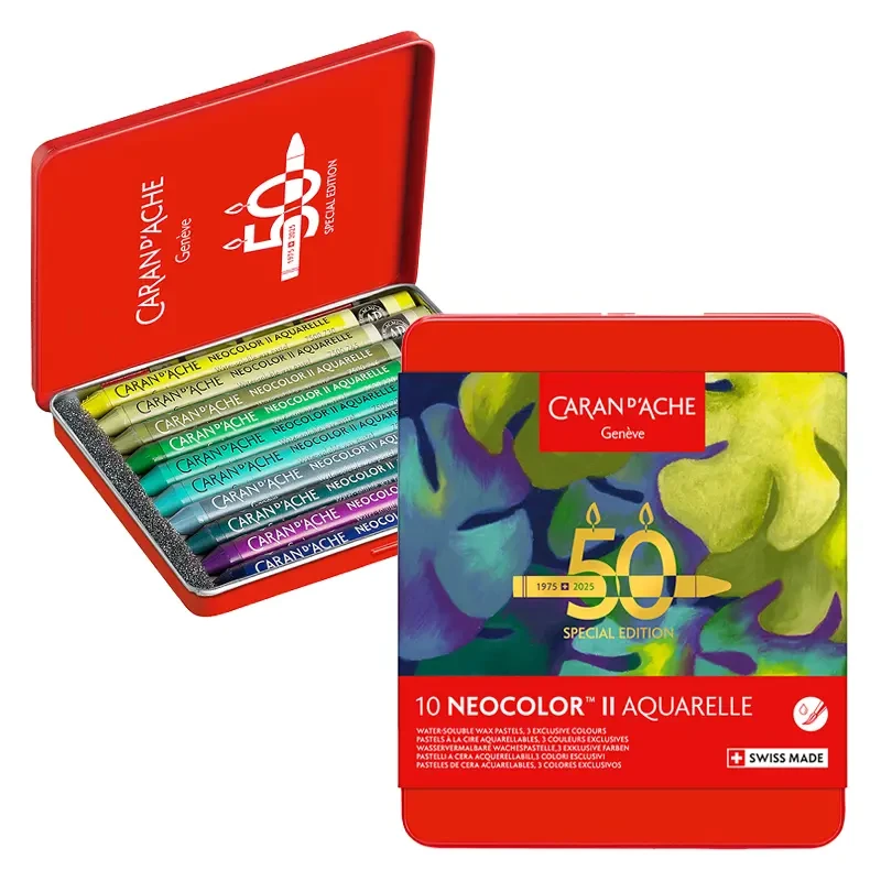 Pastele akwarelowe Caran d'Ache Neocolor II Aquarelle 10 szt. Lush 01