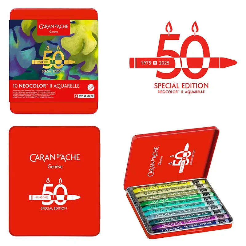 Pastele akwarelowe Caran d'Ache Neocolor II Aquarelle 10 szt. Lush 03