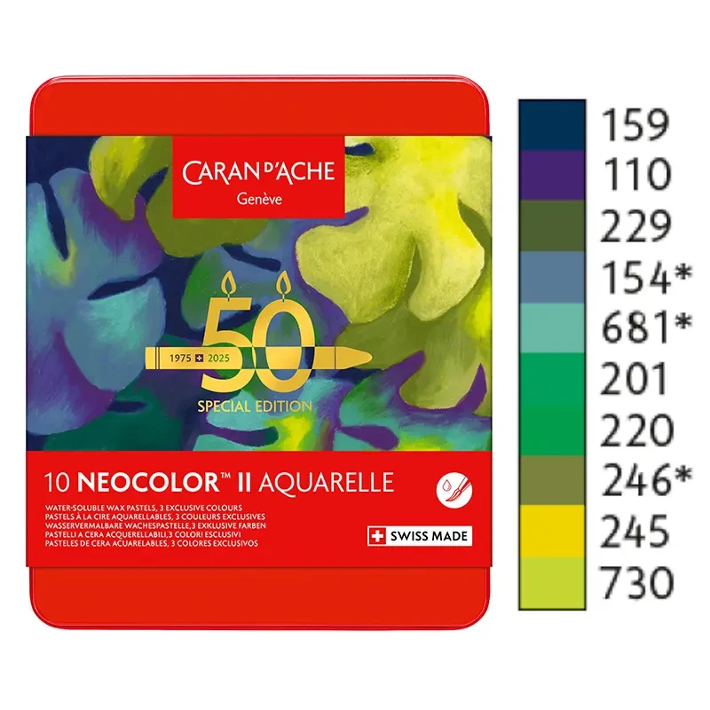 Pastele akwarelowe Caran d'Ache Neocolor II Aquarelle 10 szt. Lush 06