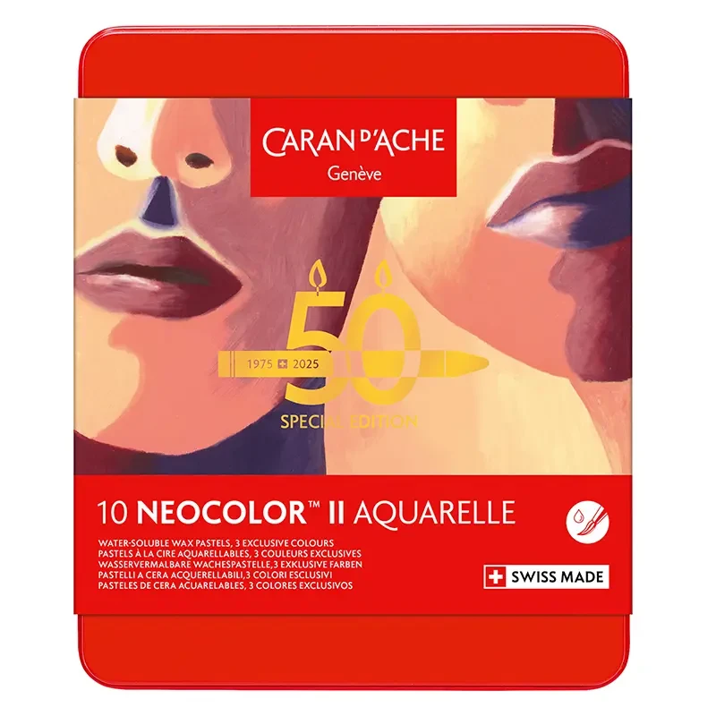 Pastele akwarelowe Caran d'Ache Neocolor II Aquarelle 10 szt. Portrait 04