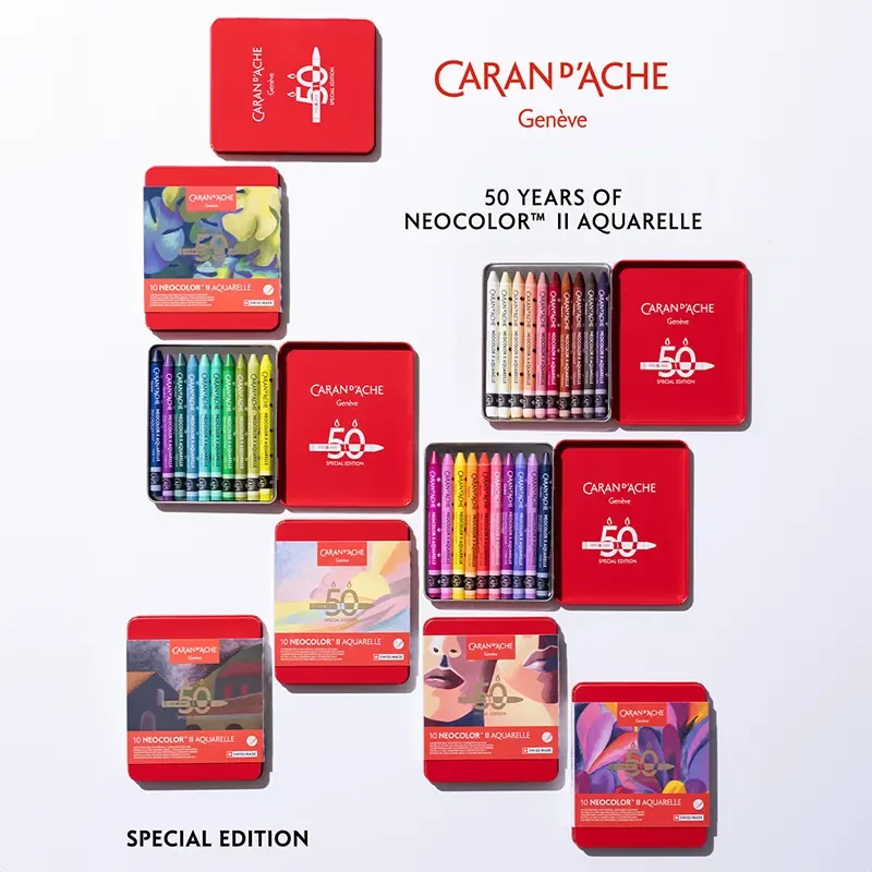 Pastele akwarelowe Caran d'Ache Neocolor II Aquarelle 10 szt. Lush 10