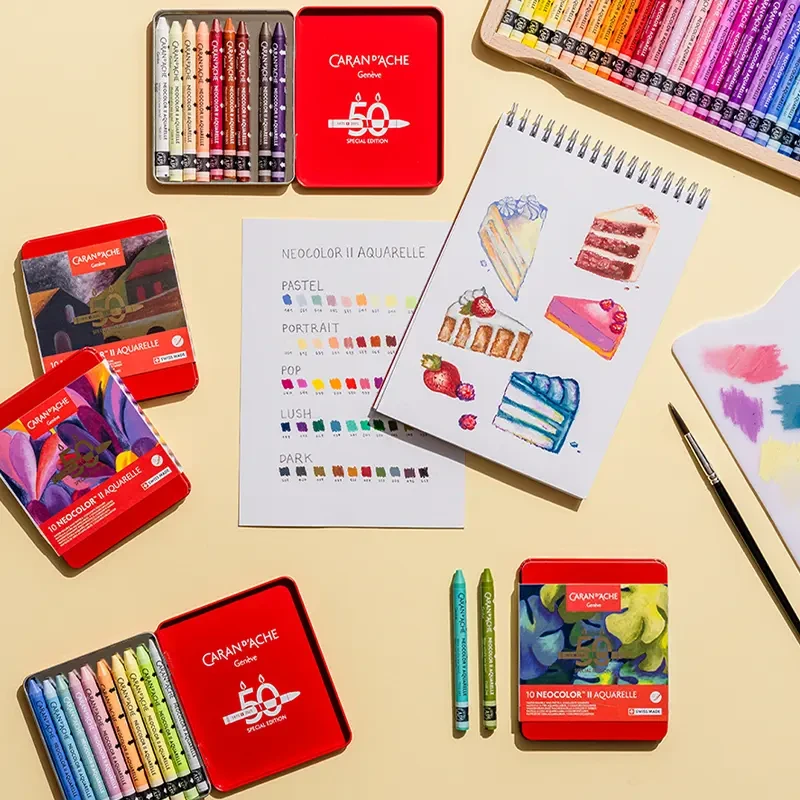 Pastele akwarelowe Caran d'Ache Neocolor II Aquarelle 10 szt. Portrait 11