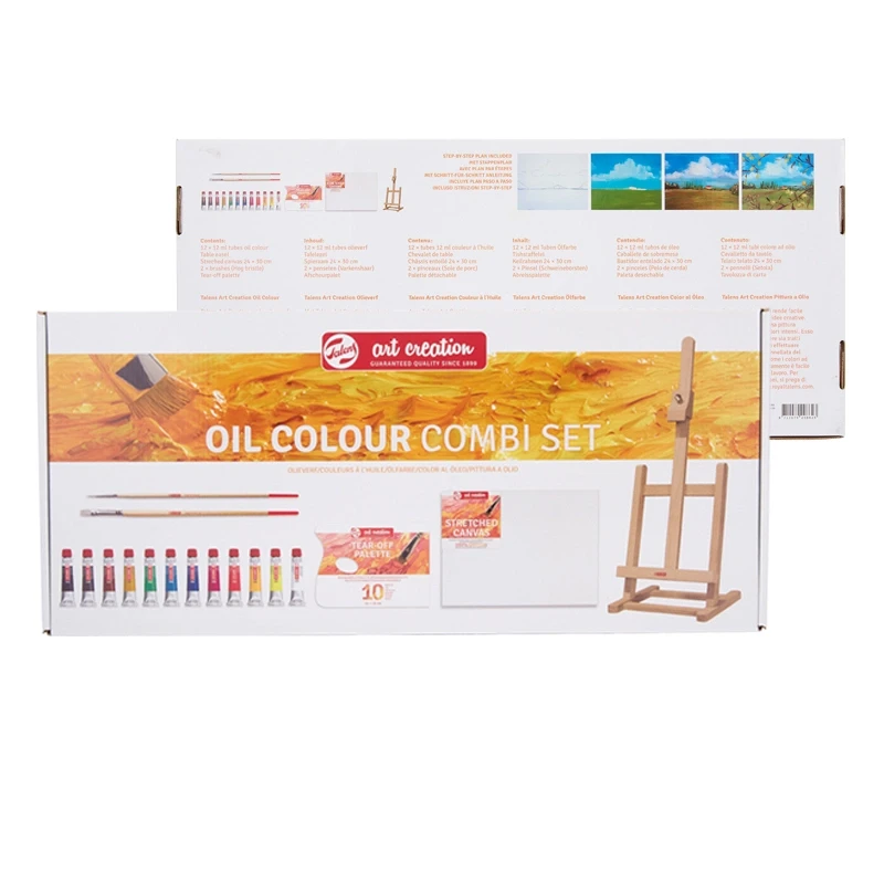 Zestaw farb olejnych Art Creation Combi Set Talens  - 12 x 12 ml + akcesoria 08