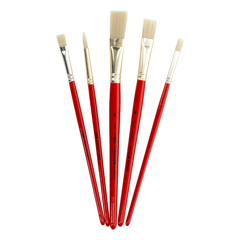 Pędzle syntetyczne Daler Rowney zestaw Oil Brushes - 5 szt. 03