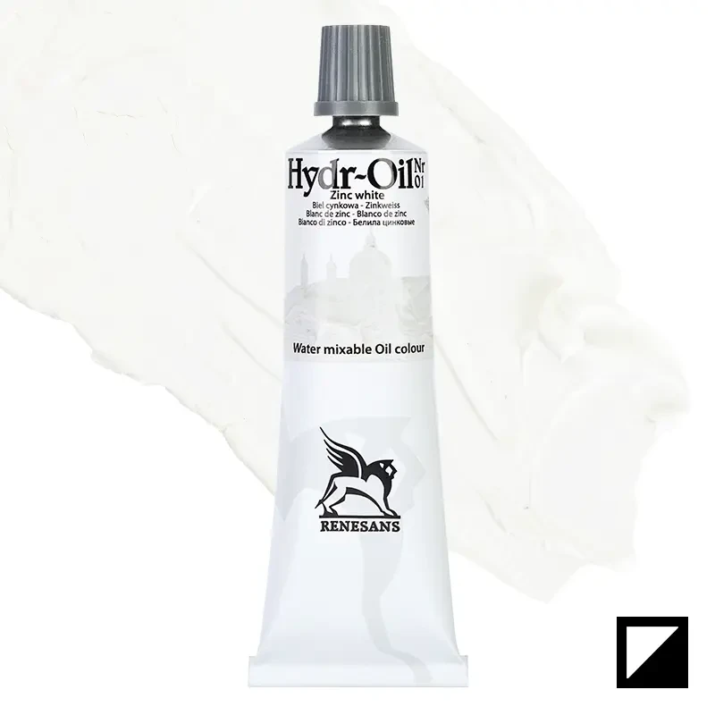 Farba olejna wodorozcieńczalna Hydr-Oil Renesans 60 ml - 01 Biel cynkowa 01