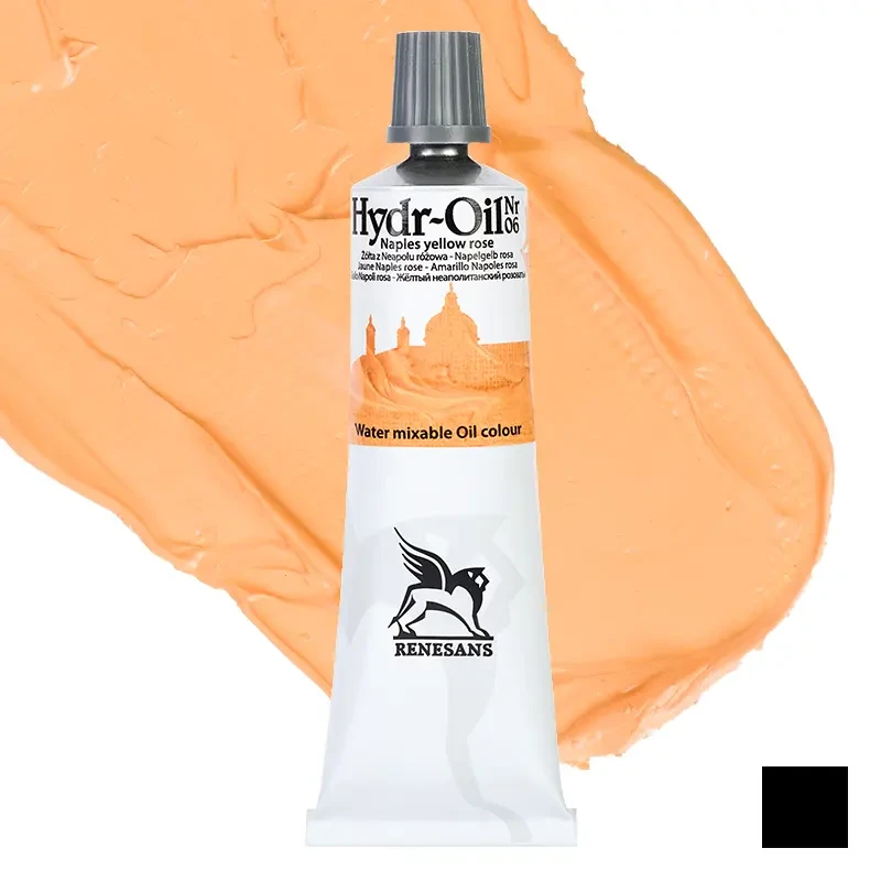 Farba olejna wodorozcieńczalna Hydr-Oil Renesans 60 ml - 06 Żółta z Neapolu różowa 01