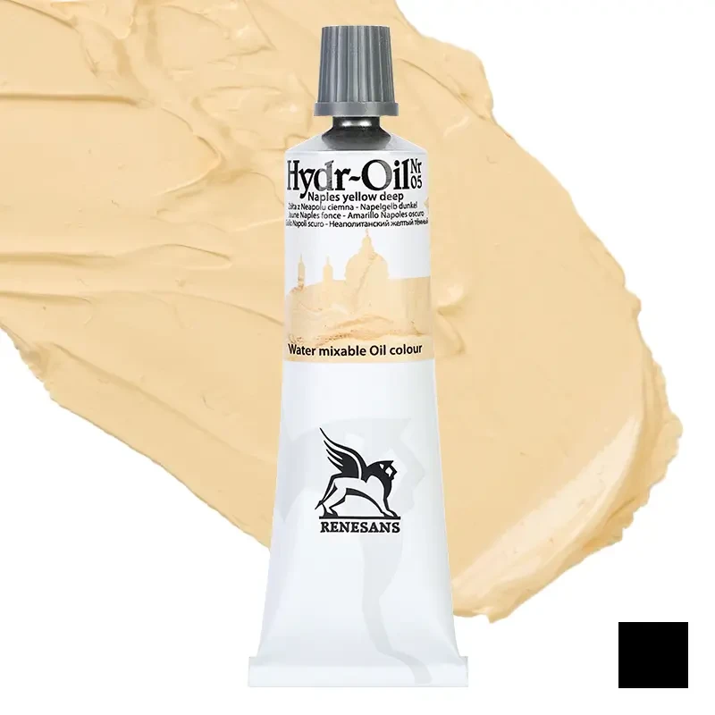 Farba olejna wodorozcieńczalna Hydr-Oil Renesans 60 ml - 05 Żółta z Neapolu ciemna 01