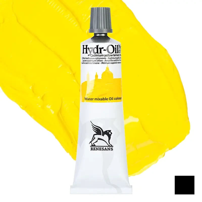 Farba olejna wodorozcieńczalna Hydr-Oil Renesans 60 ml - 07 Żółta kadmowa cytrynowa 01