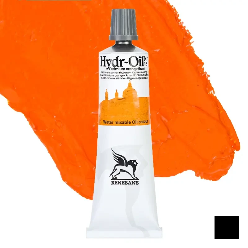 Farba olejna wodorozcieńczalna Hydr-Oil Renesans 60 ml - 13 Kadmium pomarańczowy 01