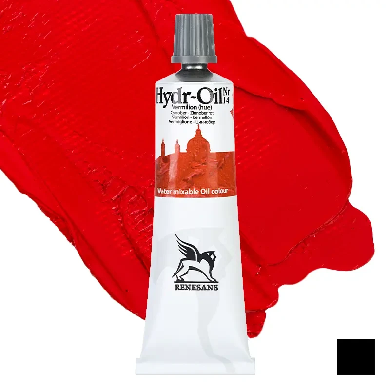 Farba olejna wodorozcieńczalna Hydr-Oil Renesans 60 ml - 14 Cynober 01