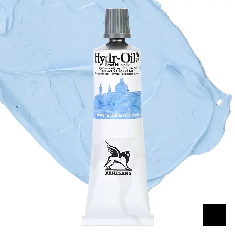 Farba olejna wodorozcieńczalna Hydr-Oil Renesans 60 ml - 26 Błękit królewski jasny 01