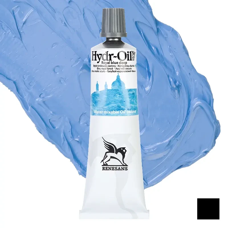 Farba olejna wodorozcieńczalna Hydr-Oil Renesans 60 ml - 27 Błękit królewski ciemny 01
