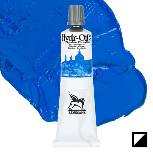 Farba olejna wodorozcieńczalna Hydr-Oil Renesans 60 ml - 30 Błękit cyjan