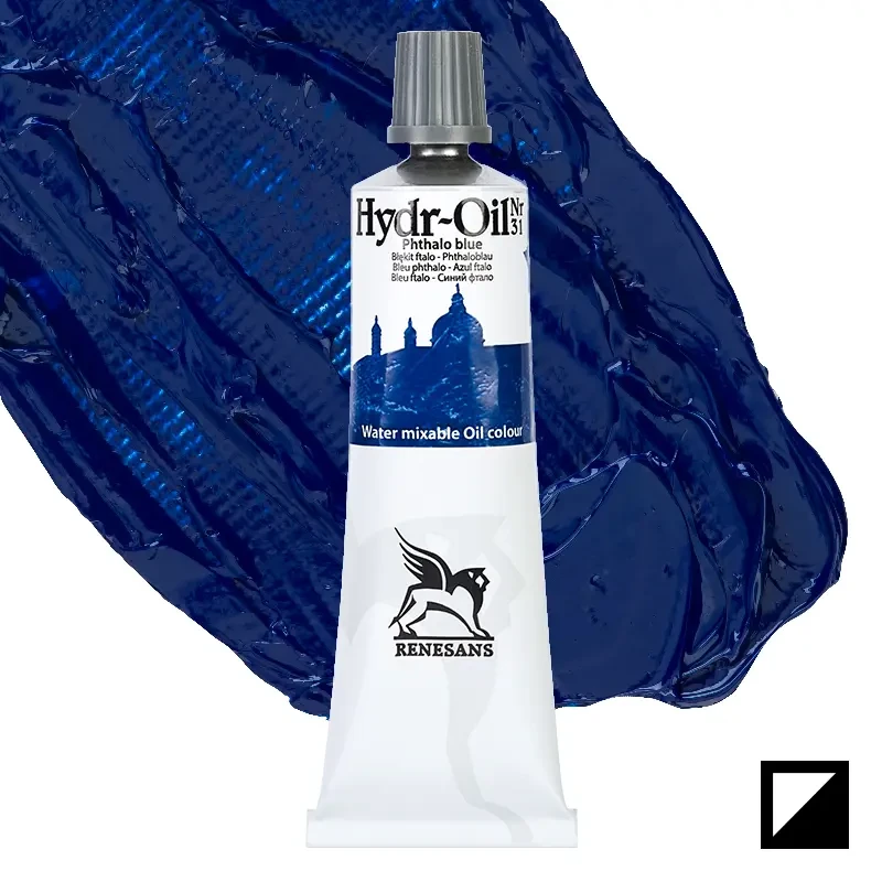 Farba olejna wodorozcieńczalna Hydr-Oil Renesans 60 ml - 31 Błękit ftalo 01
