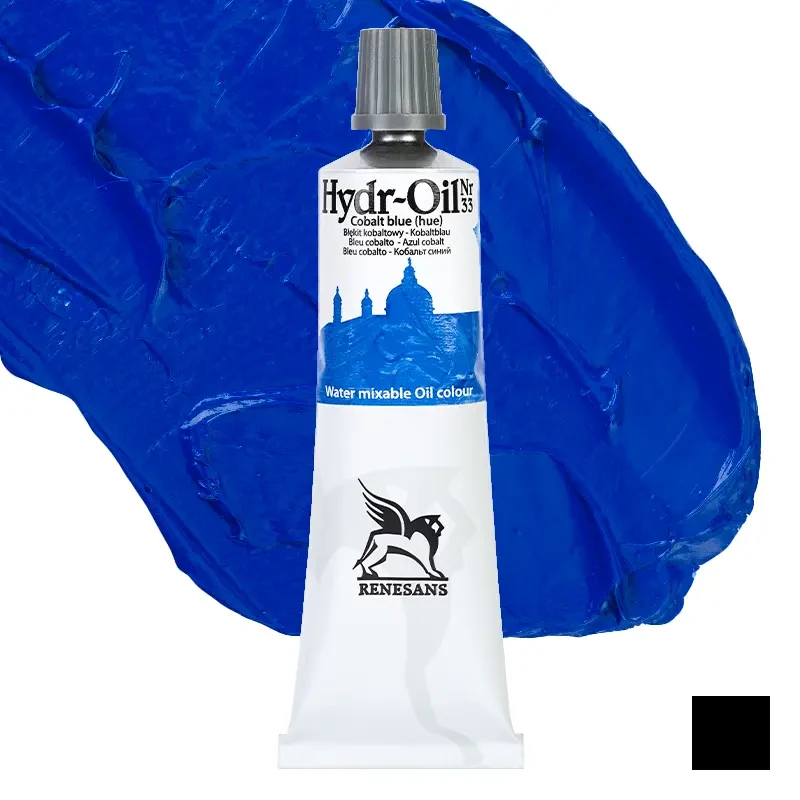 Farba olejna wodorozcieńczalna Hydr-Oil Renesans 60 ml - 33 Błękit kobaltowy 01