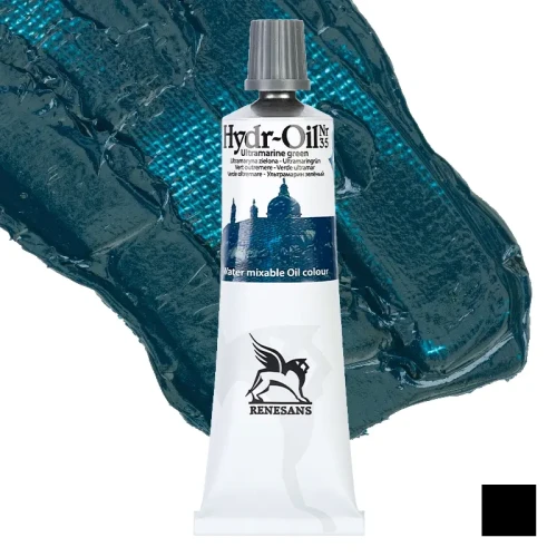 Farba olejna wodorozcieńczalna Hydr-Oil Renesans 60 ml - 35 Ultramaryna zielona