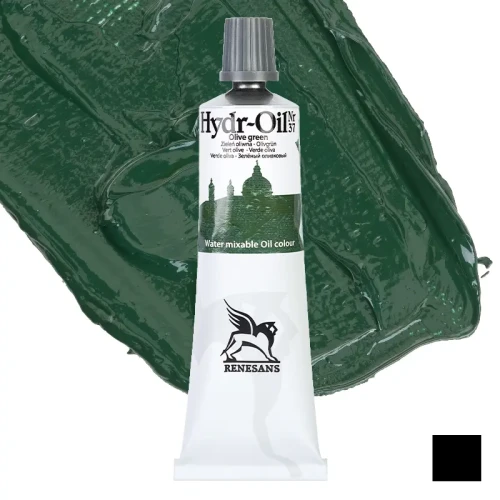 Farba olejna wodorozcieńczalna Hydr-Oil Renesans 60 ml - 37 Zieleń oliwna