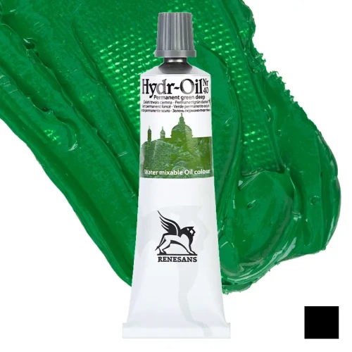 Farba olejna wodorozcieńczalna Hydr-Oil Renesans 60 ml - 40 Zieleń trwała ciemna