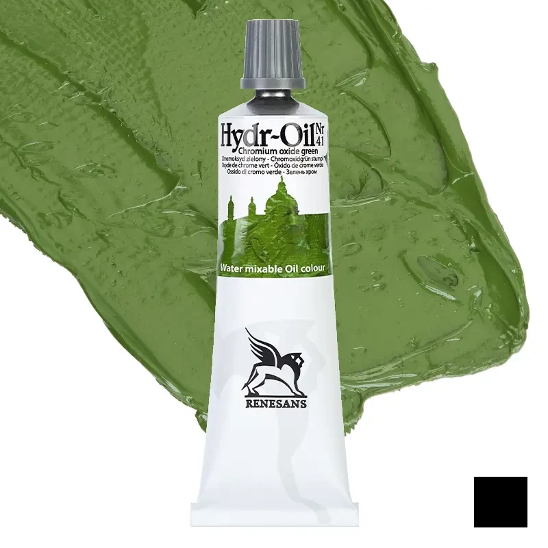 Farba olejna wodorozcieńczalna Hydr-Oil Renesans 60 ml - 41 Chromoskyd zielony 01