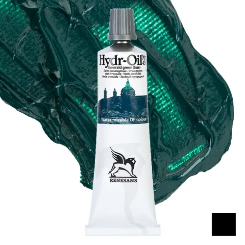 Farba olejna wodorozcieńczalna Hydr-Oil Renesans 60 ml - 43 Zieleń szmaragdowa