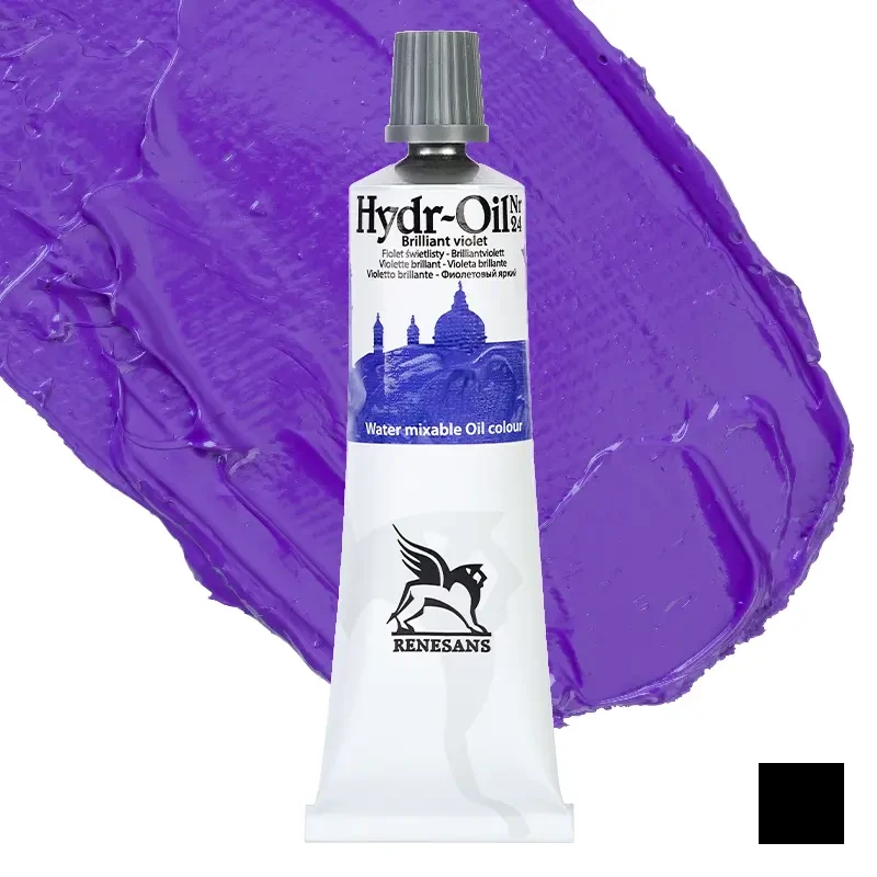 Farba olejna wodorozcieńczalna Hydr-Oil Renesans 60 ml - 24 Fiolet świetlisty 01