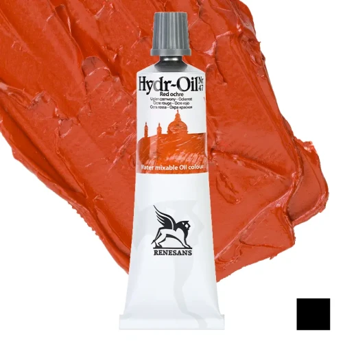Farba olejna wodorozcieńczalna Hydr-Oil Renesans 60 ml - 47 Ugier czerwony