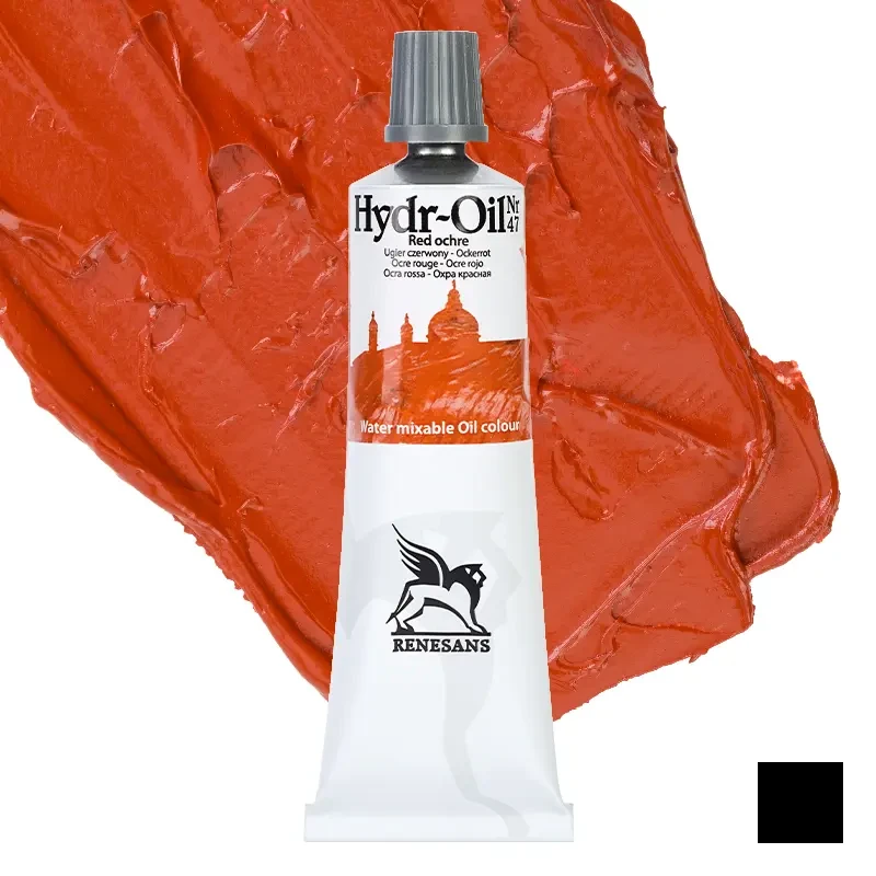 Farba olejna wodorozcieńczalna Hydr-Oil Renesans 60 ml - 47 Ugier czerwony 01