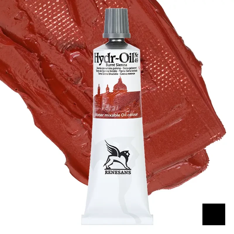 Farba olejna wodorozcieńczalna Hydr-Oil Renesans 60 ml - 49 Ziemia sieneńska palona 01