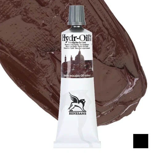 Farba olejna wodorozcieńczalna Hydr-Oil Renesans 60 ml - 52 Brunatna Van Dycka