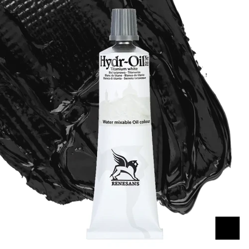 Farba olejna wodorozcieńczalna Hydr-Oil Renesans 60 ml - 55 Czerń karbonowa