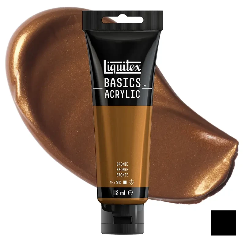 Farba akrylowa Liquitex Basics Acrylic 118 ml - 054 Bronze 01