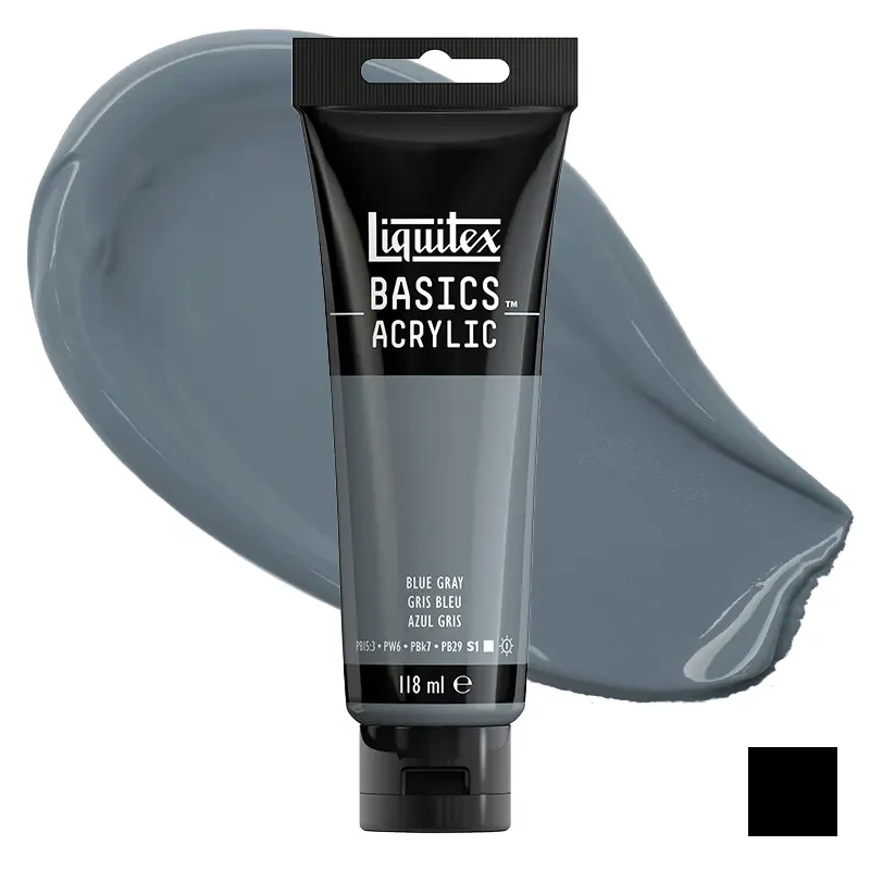Farba akrylowa Liquitex Basics Acrylic 118 ml - 142 Blue gray 01