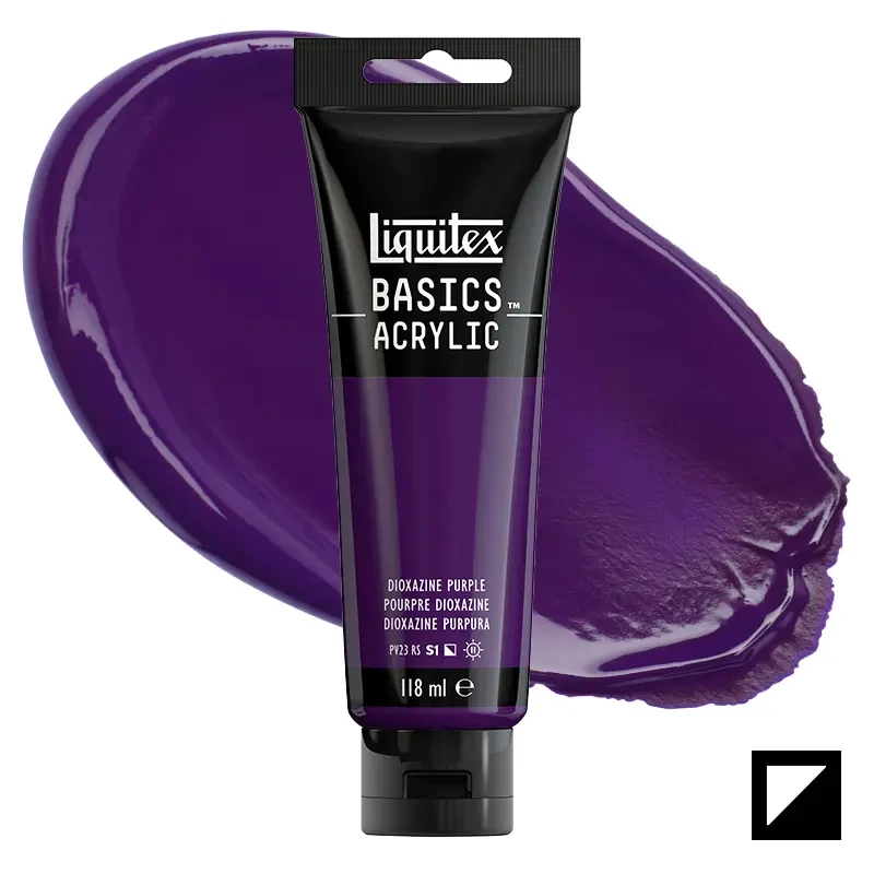 Farba akrylowa Liquitex Basics Acrylic 118 ml - 186 Dioxazine purple 01