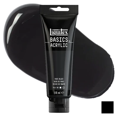 Farba akrylowa Liquitex Basics Acrylic 118 ml - 276 Mars black