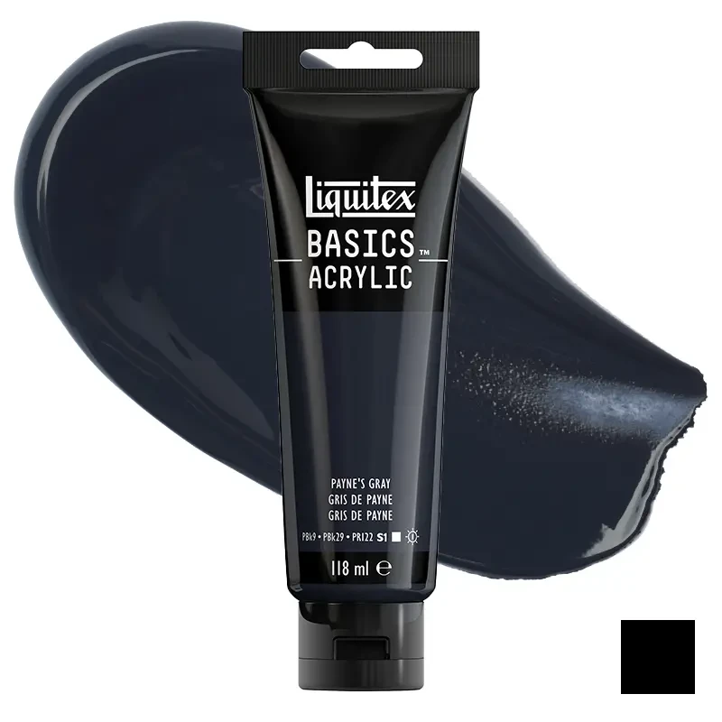 Farba akrylowa Liquitex Basics Acrylic 118 ml - 310 Payne's grey 01