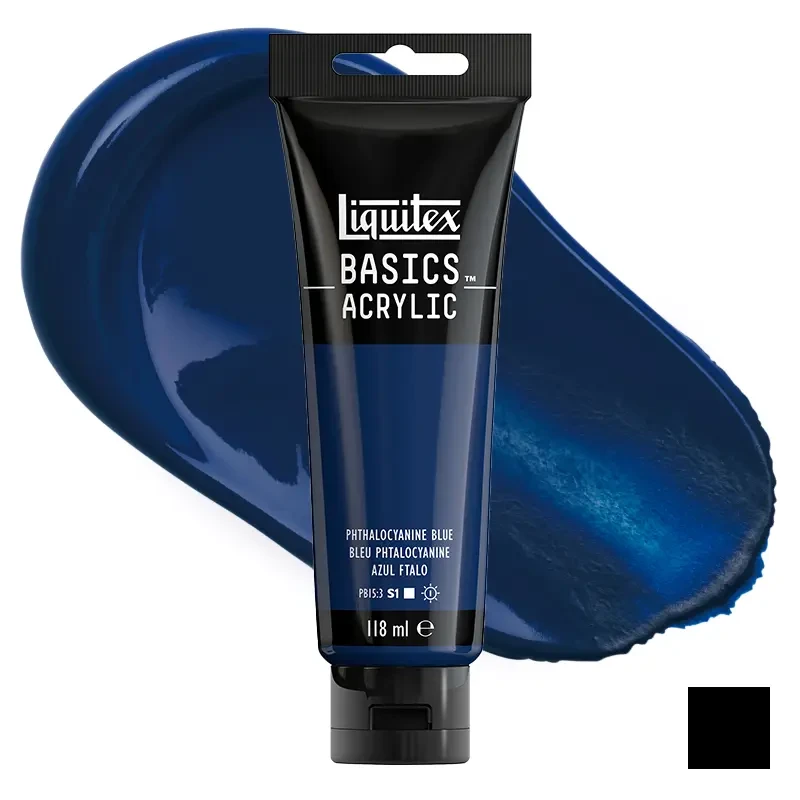 Farba akrylowa Liquitex Basics Acrylic 118 ml - 316 Phthalocyanine blue 01