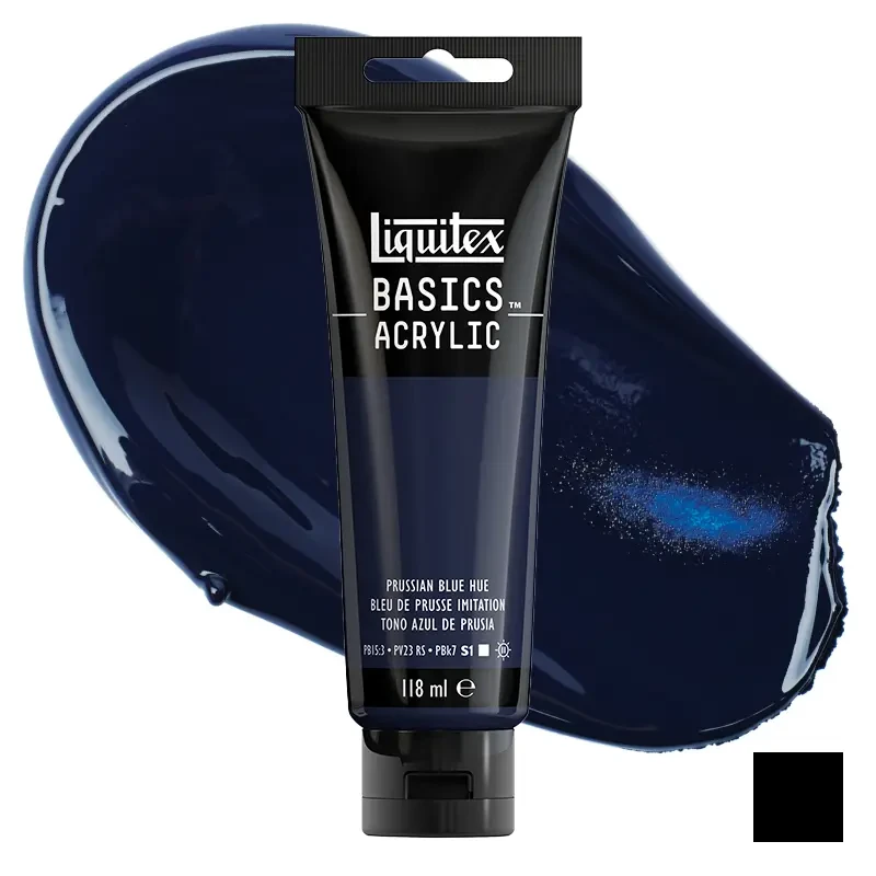 Farba akrylowa Liquitex Basics Acrylic 118 ml - 320 Prussian blue hue 01