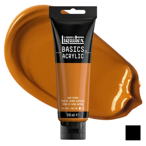 Farba akrylowa Liquitex Basics Acrylic 118 ml - 330 Raw sienna